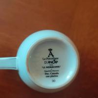 Servizio Le Porcellane D'Ancap bordato in platino