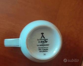 Servizio Le Porcellane D'Ancap bordato in platino