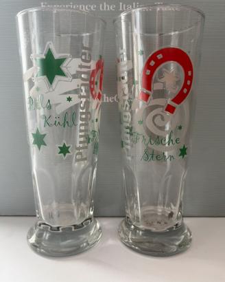 Coppia bicchieri birra Pfungstädter