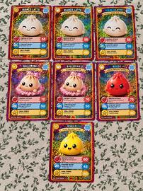 Squishy Dumpling 7 carte ultra rare olografiche 