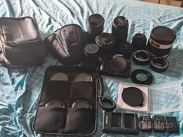 canon e obiettivi solo in blocco, valuto telefoni 