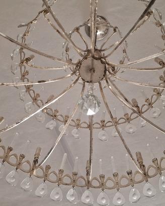lampadario a cascata  vintage  80x 80  