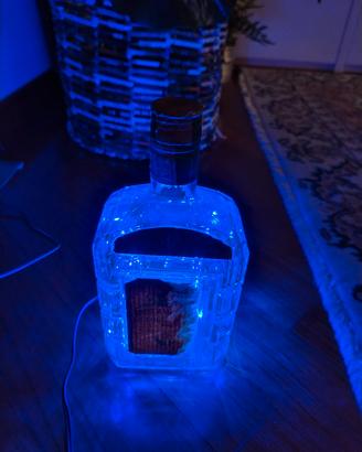 Bottiglia con led 