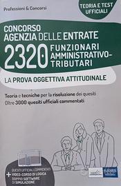 NUOVO Libro manuale concorso agenzia delle entrate