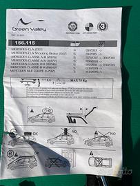 Barre portatutto green valley mercedes