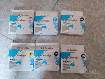 6 cartucce stampante Ink Cardrige