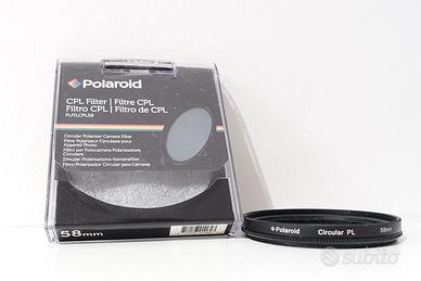 Filtro polarizzatore circolare 58mm Polaroid CPL