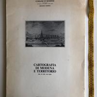 CARTOGRAFIA DI MODENA E TERRITORIO -12 MAPPE CARTE
