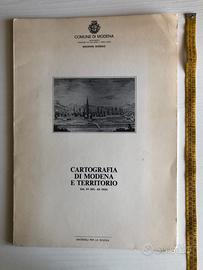 CARTOGRAFIA DI MODENA E TERRITORIO -12 MAPPE CARTE