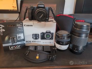 Canon EOS M50 mark II CORREDO COMPLETO