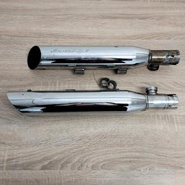 COPPIA SCARICHI MARMITTE HARLEY DAVIDSON SPORTSER 