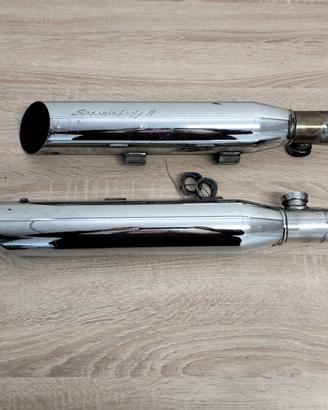 COPPIA SCARICHI MARMITTE HARLEY DAVIDSON SPORTSER 