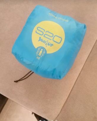 Sacco a pelo campeggio bambino Decathlon azzurro