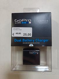 Caricatore 2 batterie per Gopro Hero 4