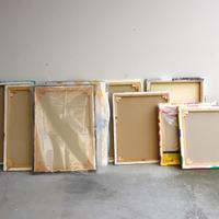 Tele quadri legno per pittura dipingere acrilico