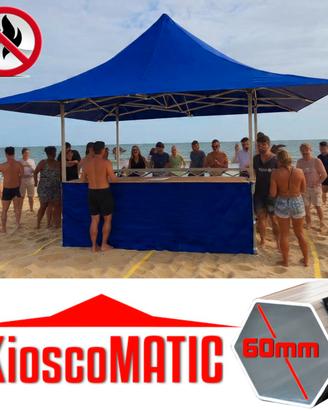 gazebo pieghevole chiosco eventi  5x5 certificato