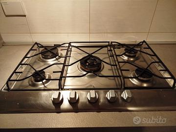 Piano cottura 5 fuochi a gas
