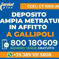 Deposito di Ampie Dimensioni a Gallipoli