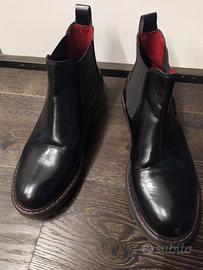 Tronchetti neri  in pelle Maison Zero