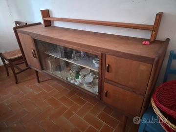 Madia credenza vintage anni '60, legno