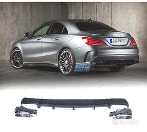 DIFFUSORE MERCEDES CLA C117 13-16 AMG CLA45 NERO C