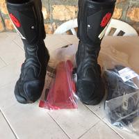 Scarpe per motocros nere n.41 con cerniere