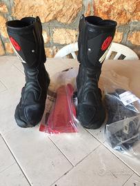 Scarpe per motocros nere n.41 con cerniere