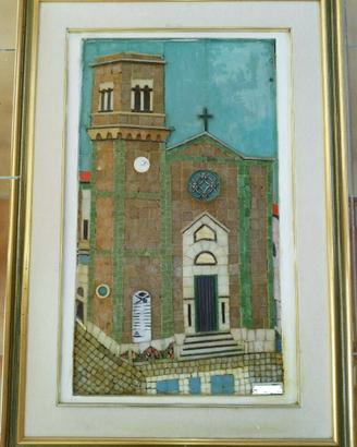 Quadro Con Mosaici in vetro Cattadrale Italiana