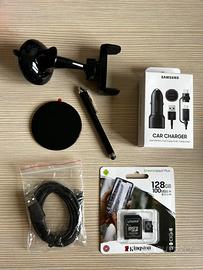 Kit auto samsung: caricatore telefono e supporto