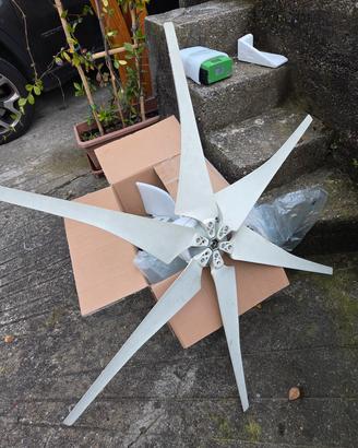 turbina eolica 6 pale 1000 watt 48v