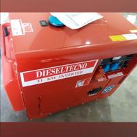 generatore nuovo diesel 10 kw trifase 220v full