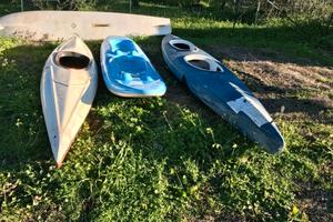 Kayak - canoa aperta biposto - chiusa biposto