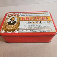 Scatola di latta krumiri Rossi