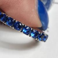 PANDORA Anello Mis 56 Fascia Scintillante Blu