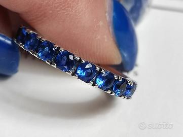 PANDORA Anello Mis 56 Fascia Scintillante Blu