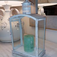 Lanterna per interni finitura shabby 