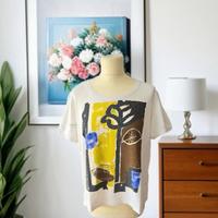 Maglietta con design astratto Marina Rinaldi tg M