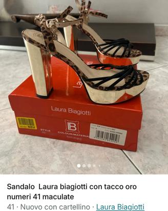 Scarpe laura biagiotti 41