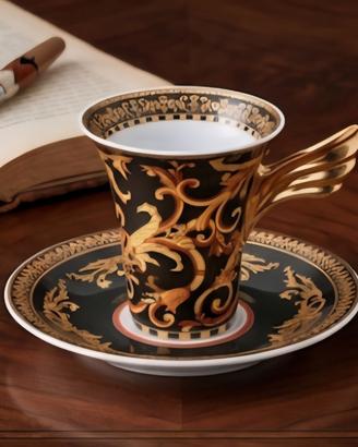 Tazzina con piattino Versace