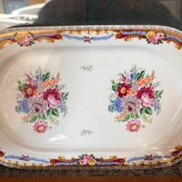 Vassoio in Porcellana di Limoges decorato a mano