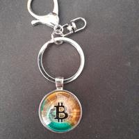 Portachiavi simbolo Bitcoin
