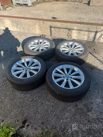 Cerchi Audi q3 17 gomme 215/60r17  invernali