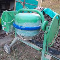 Betomiera impastatrice marca unimec da 200 lt