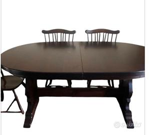 Pizzetti  Tavolo allungabile country + sedie