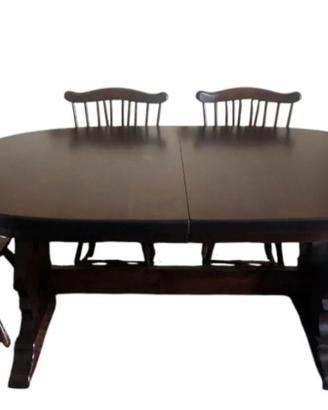 Pizzetti  Tavolo allungabile country + sedie