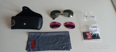 Occhiali Ray Ban con lenti ricambio 