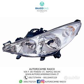 Faro fanale proiettore peugeot 207 dal 2006 al 200