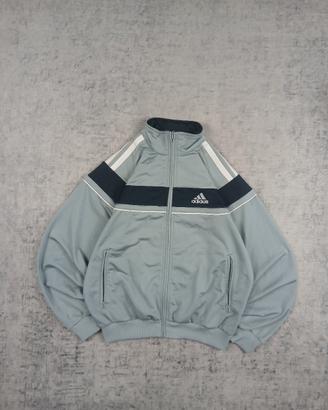 Giacca / Track Jacket Adidas Vintage Grigio Blusa