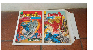 DEVIL CORNO N.113 E 115 GHOST RAIDER E FIGLIO DI