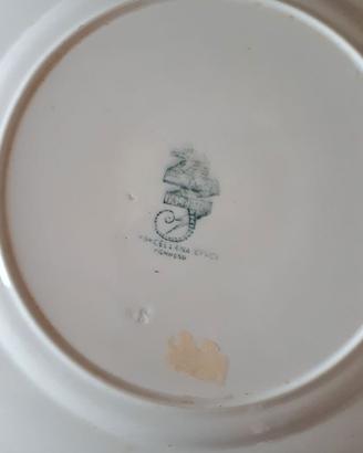 piatto antico porcellana florio palermo richmond